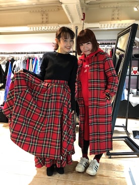 「キャンスパ」｜高橋愛さん（レディース・154cm）の冬コーディネート