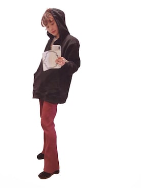 高橋愛さん（レディース・154cm）の冬コーディネート