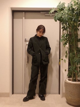 「Lee（リー）のアイテム（ジャケット/アウター）」を使った、高橋愛さん（レディース・154cm）の春コーディネート