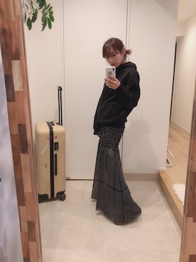 高橋愛さん(レディース・154cm)の春コーディネート