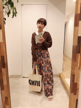 「G.V.G.V.（ジーヴィージーヴィー）のアイテム」を使った、高橋愛さん（レディース・154cm）の春コーディネート