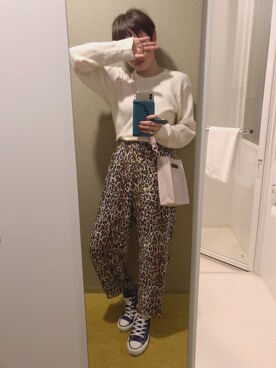「OSHIMA REI」｜高橋愛さん（レディース・154cm）の春コーディネート