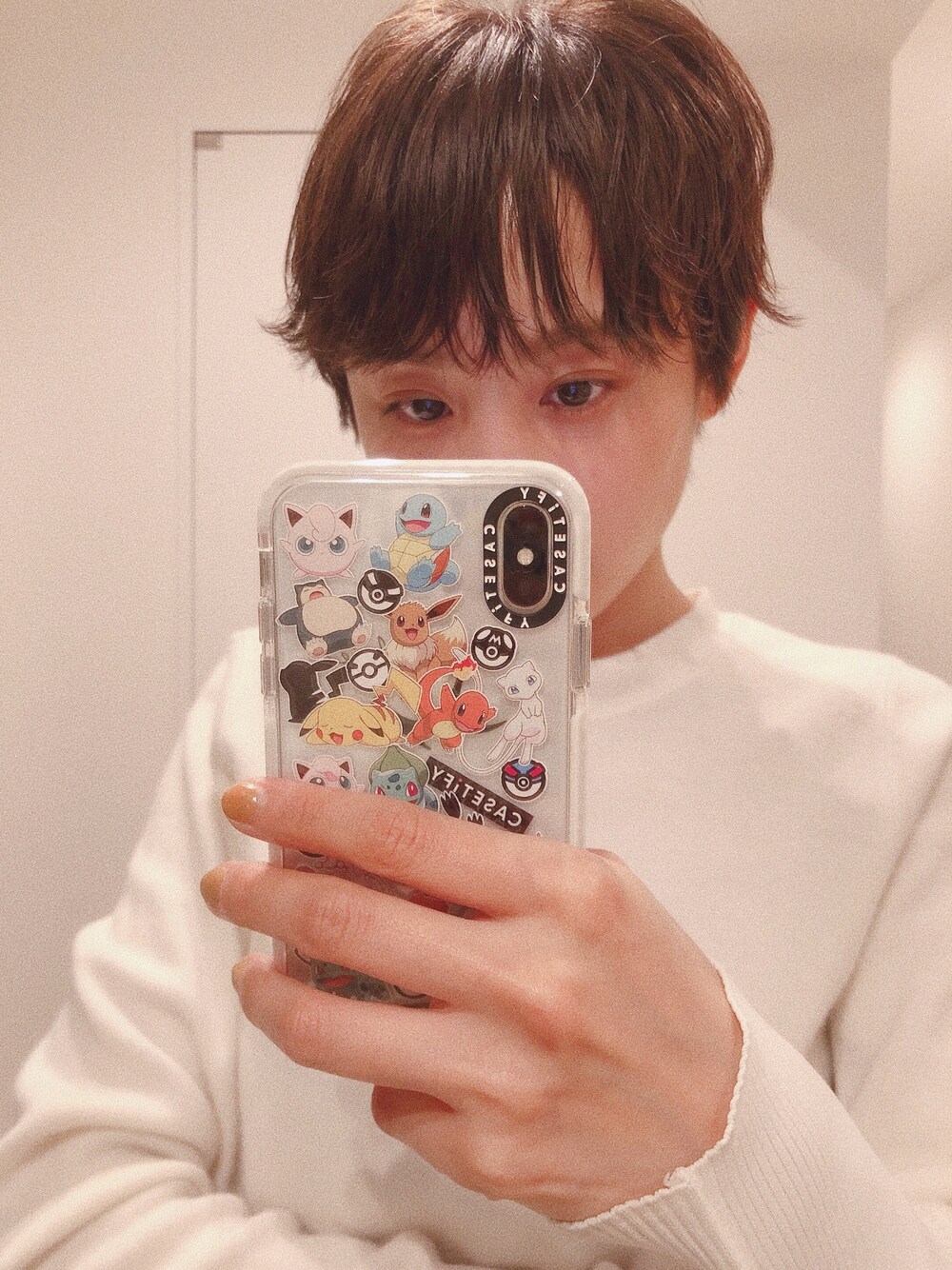 「CASE TiFY、モバイルケース、FREAK’Ｓ STORE、フリークスストア、高橋愛」｜「CASE TiFYのアイテム（スマホケース/カバー、その他）」を使った、高橋愛さん（レディース・154cm）の春コーディネートの1枚目の写真