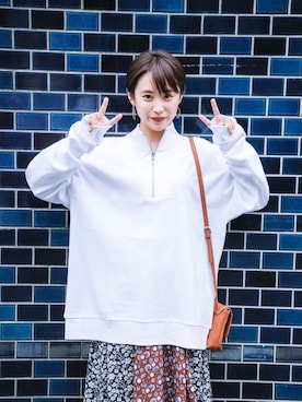 高橋愛さん（レディース・154cm）の秋コーディネート