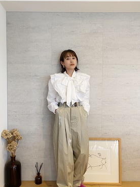 「irene」｜高橋愛さん（レディース・154cm）の春コーディネート