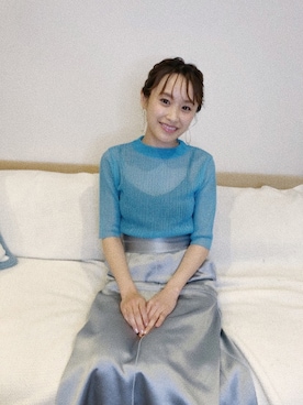 高橋愛さん（レディース・154cm）の春コーディネート