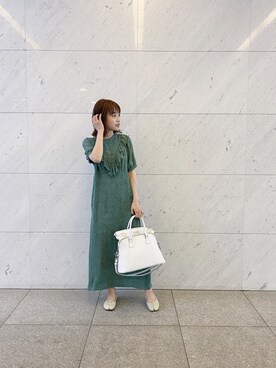 OSHIMA REI（オオシマレイ）のワンピースを使った人気ファッション