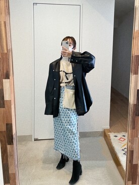 「irene」｜高橋愛さん（レディース・154cm）の秋コーディネート