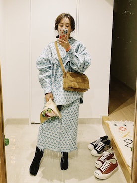「irene」｜高橋愛さん（レディース・154cm）の冬コーディネート
