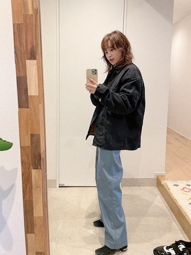 「ヘビロテ」｜高橋愛さん（レディース・154cm）の冬コーディネート
