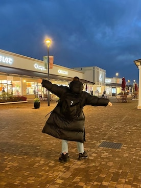 「Acne Studios（アクネストゥディオズ）のアイテム（ジャケット/アウター）」を使った、高橋愛さん（レディース・154cm）の冬コーディネート