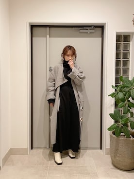 「irene」｜高橋愛さん（レディース・154cm）の冬コーディネート