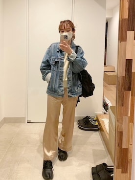 「アイテム（ルームウェア/パジャマ）」を使った、高橋愛さん（レディース・154cm）の春コーディネート