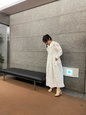 「OSHIMA REI」｜高橋愛さん（レディース・154cm）の春コーディネート
