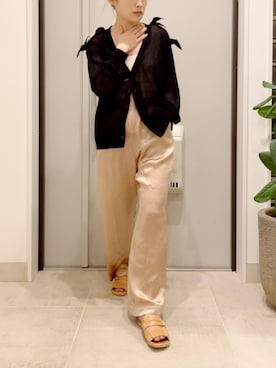 「サステイナブル」｜高橋愛さん（レディース・154cm）の春コーディネート