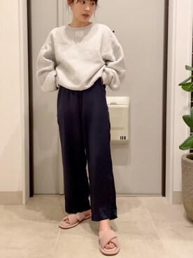 Alexander Wangのスウェット（グレー系）を使った人気ファッション