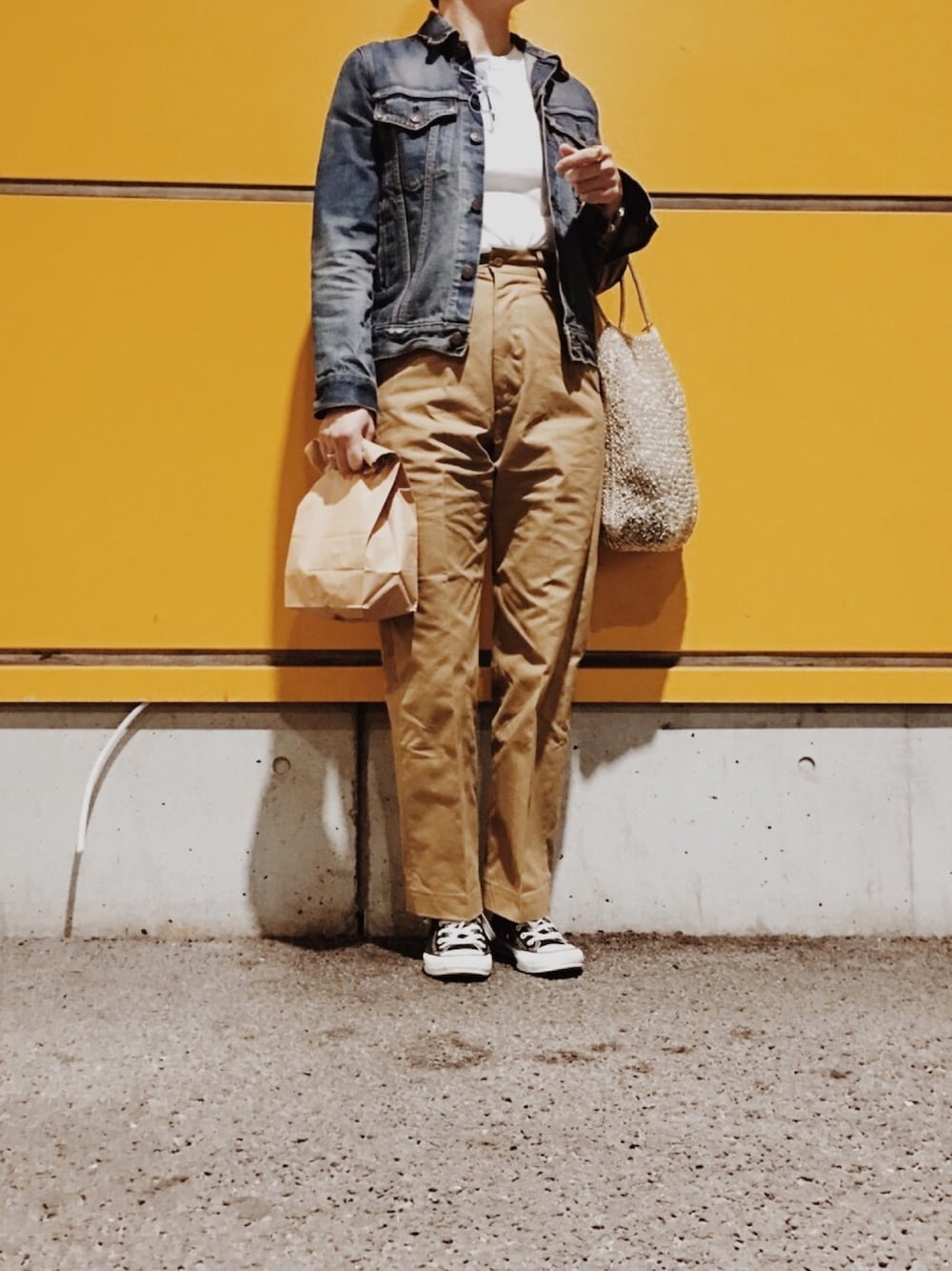 Deuxieme Classeのデニムジャケットを使った人気ファッション