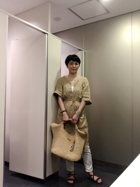 「アイテム（ワンピース/ドレス）」を使った、Mayumiさん（レディース・164cm・50代）の秋コーディネート