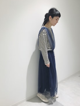 「CONVERSE（コンバース）のConverse 1970s Chuck Taylor All Star Canvas Sneakers（スニーカー）」を使った、nabemiさん（レディース・158cm）の冬コーディネート