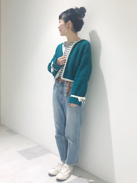 「CONVERSE（コンバース）のConverse 1970s Chuck Taylor All Star Canvas Sneakers（スニーカー）」を使った、nabemiさん（レディース・158cm）の冬コーディネート