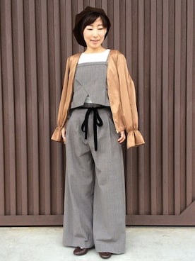 「ビスチェ」｜jeansfactoryさん（メンズ・156cm）の秋コーディネート