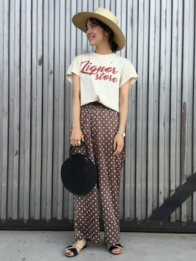 「JEANS FACTORY （ジーンズファクトリー）のアイテム（バッグ）」を使った、jeansfactoryさん（レディース・162cm）の春コーディネート