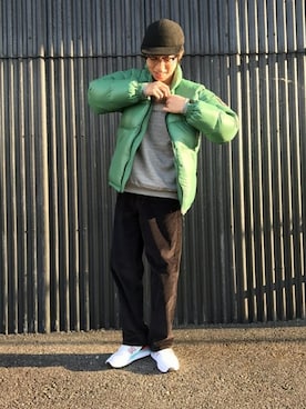 「GERRY（ジェリー）のアイテム（ジャケット/アウター）」を使った、jeansfactoryさん（メンズ・170cm）の秋コーディネート