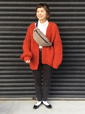 「ALLUMER（アリュメール）のアイテム」を使った、jeansfactoryさん（メンズ・153cm）の冬コーディネート