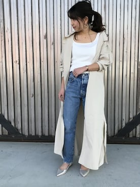 「ALLUMER（アリュメール）のアイテム」を使った、jeansfactoryさん（メンズ・162cm）の冬コーディネート