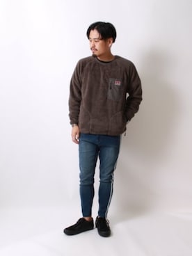 「BEN DAVIS（ベンデイビス）のアイテム（スウェット）」を使った、jeansfactoryさん（メンズ・170cm）の夏コーディネート