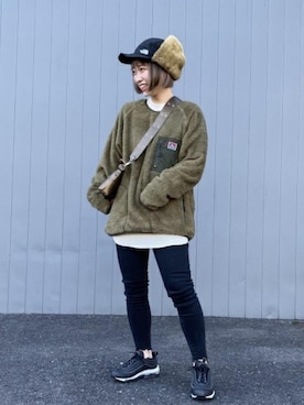 「BEN DAVIS（ベンデイビス）のアイテム（スウェット）」を使った、jeansfactoryさん（レディース・158cm）の秋コーディネート