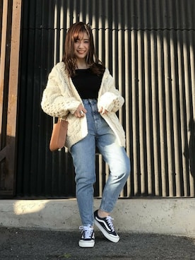 「ALLUMER（アリュメール）のアイテム」を使った、jeansfactoryさん（レディース・156cm）の秋コーディネート