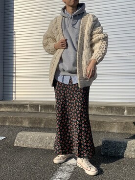 「ALLUMER（アリュメール）のアイテム」を使った、jeansfactoryさん（レディース・163cm）の冬コーディネート