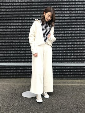 「Urvin」｜「アイテム（ジャケット/アウター）」を使った、jeansfactoryさん（レディース・166cm）の冬コーディネート