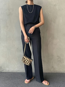 「ALLUMER（アリュメール）のアイテム」を使った、jeansfactoryさん（レディース・163cm）の夏コーディネート