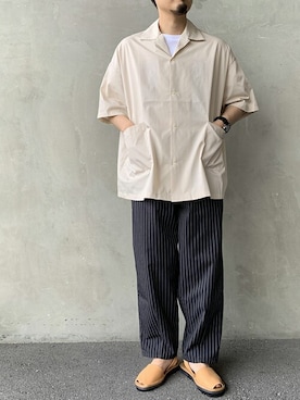 「NOIR FABRIK（ヌワールファブリック）のアイテム」を使った、jeansfactoryさん（メンズ・170cm）の夏コーディネート