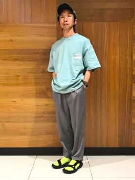「SMITH'S（スミス）のアイテム（トップス）」を使った、jeansfactoryさん（メンズ・165cm）の春コーディネート