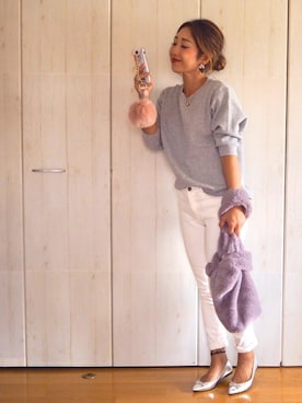 「UNIQLOコーデ」｜「アイテム（バレエシューズ）」を使った、Ayaaaaa♥さん（レディース・156cm）の秋コーディネート