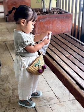 COTORIさん（キッズ・74cm）の夏コーディネート