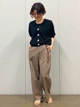 「きれい目コーデ」｜ayakaさん（レディース・151cm）の夏コーディネート