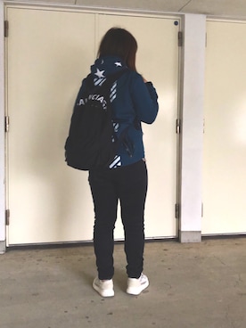 「F.C.Real Bristol（エフシーレアルブリストル）のアイテム（ブルゾン）」を使った、yumittさん（レディース・165cm）の春コーディネート