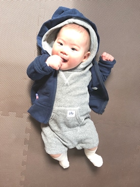 kuribowさん（キッズ・70cm）の春コーディネート