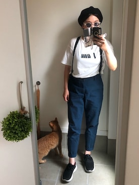 「I am I （アイアムアイ）のアイテム（トップス）」を使った、tama0015さん（レディース・160cm）の夏コーディネート