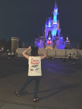 「Teva（テバ）のTeva / プラットフォーム ユニバーサル（サンダル）」を使った、Miさん（レディース・155cm）の秋コーディネート