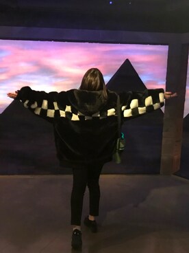 「DANKE SCHON（ダンケシェーン）のアイテム（ブルゾン）」を使った、samiさん（レディース・156cm）の冬コーディネート