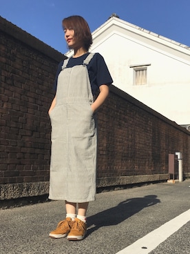 「URVIN（アービン）のアイテム」を使った、Akiさん（レディース・160cm）の春コーディネート