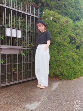 「URVIN（アービン）のアイテム」を使った、Akiさん（レディース・160cm）の夏コーディネート