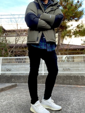 「鼻油」｜nan10naさん（メンズ・181cm）の冬コーディネート