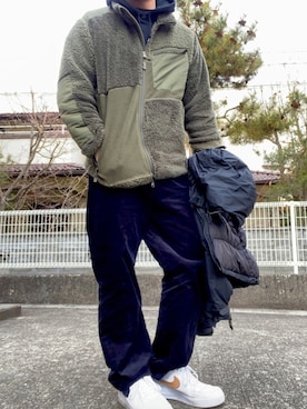 「鼻油」｜nan10naさん（メンズ・181cm）の冬コーディネート