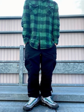 「鼻油」｜nan10naさん（メンズ・181cm）の春コーディネート